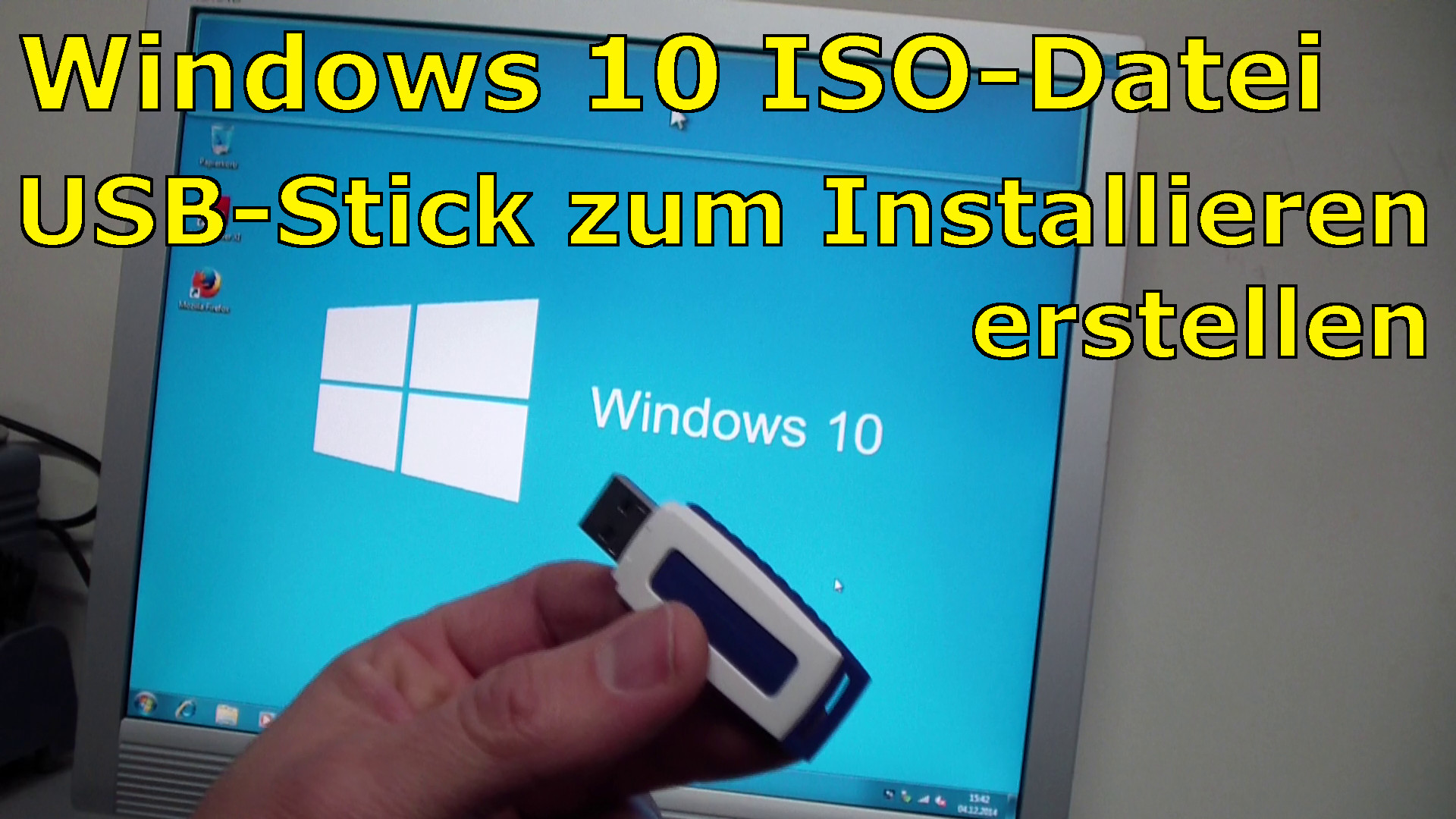 Windows 10 Bootbaren USBStick mit Windows 10 ISO