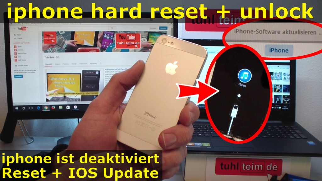iPhone Hard Reset Zurücksetzen auf Werkseinstellungen Tuhl Teim DE