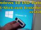 Windows 10 bootbaren USB Stick mit ISO erstellen Installationsstick
