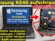 Samsung R540 Notebook Laptop öffnen disassembly aufschrauben Fix Reparieren