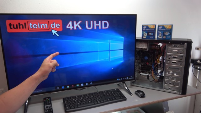 Smart TV 4K UHD an Windows 10 anschließen mit Intel HD Graphics