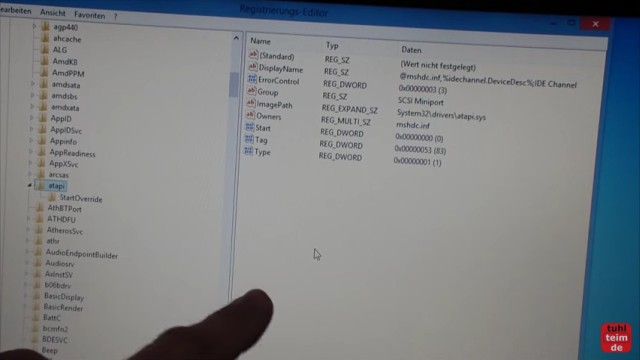 Windows 8 und 10 - DVD Laufwerk verschwunden / wird nicht angezeigt - Registrierung bearbeiten