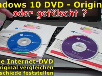 Windows 10 DVD original oder gefälscht - Sicherheitsmerkmale vergleichen