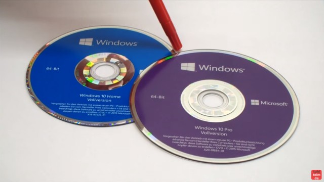 Windows 10 DVD original oder gefälscht - Sicherheitsmerkmale vergleichen - Vergleich der DVD-Datenträger