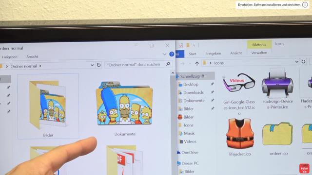 Windows 10 Tuning Ordnersymbole ändern eigene Fotos Windows 10 Tuning Ordnersymbole ändern eigene Fotos