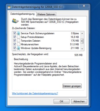 Windows 10 zurück zu Windows 7 - Update rückgängig machen - Downgrade - Die Datenträgerbereinigung löscht auch windows.old