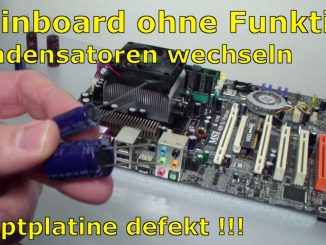 PC Mainboard Reparatur - ohne Funktion / defekt - Kondensator tauschen