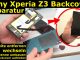 Sony Xperia Z3 Backcover + Akku + NFC Antenne austauschen - Reparatur