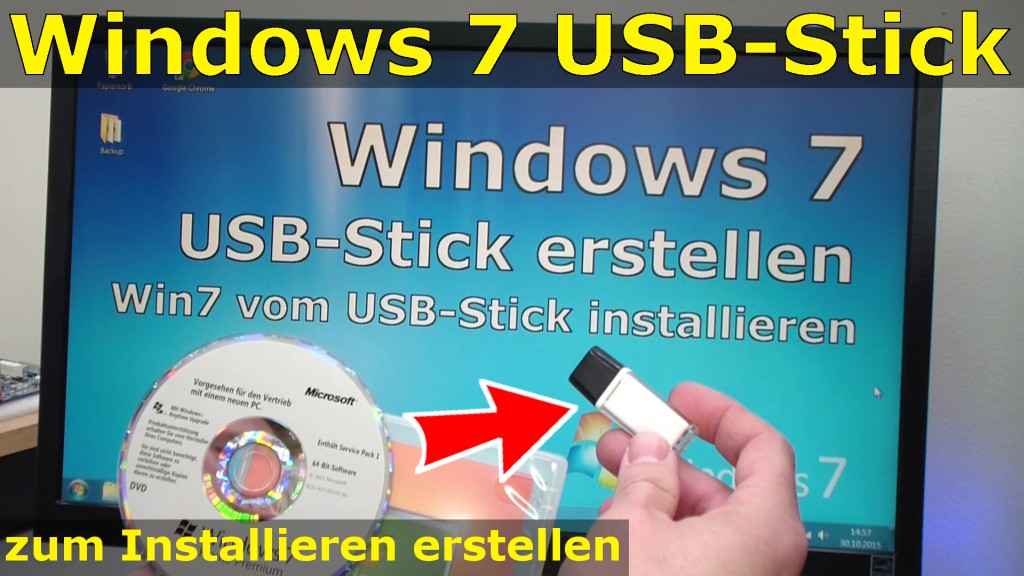Windows 7 - bootbaren USB-Stick mit Windows 7 DVD oder ISO ... - 1024 x 576 jpeg 137kB