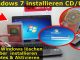 Windows 7 neu installieren von CD oder USB-Stick - Updates und Aktivieren - Clean Install