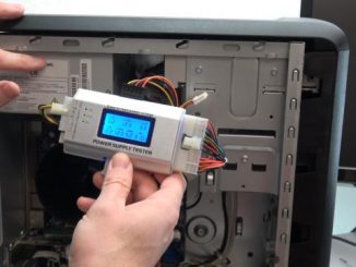 PC defekt - geht nicht an - Bildschirm bleibt schwarz - Reparaturanleitung - ATX Netzteil mit Netzteiltester prüfen