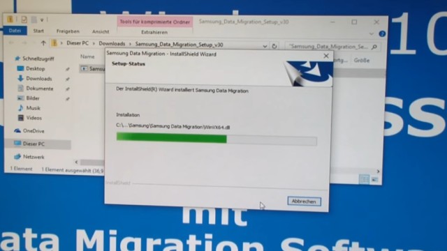 Windows 10 auf Samsung SSD Evo klonen mit Samsung Software - Fehler 301001 FIX Error - Samsung Data Migration Software Installation