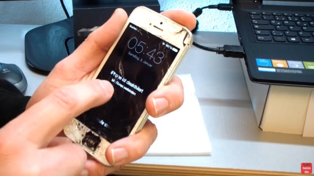 iPhone Hard Reset deutsch - deaktiviertes iPhone ohne SIM zurücksetzen Update - dieses iPhone ist deaktiviert und komplett gesperrt