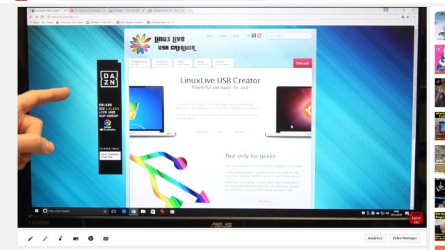 Linux auf USB-Stick erstellen - Linux Live USB Creator - Webseite mit Download