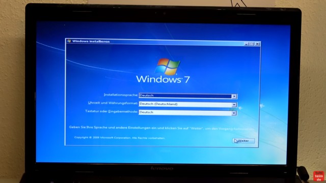 Windows 7 Update funktioniert nicht - Win7 neu installieren + Update-Problem lösen - Windows 7 hat vom USB-Stick gebootet