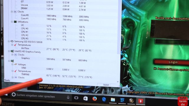 Notebook geht einfach aus nach 10 Minuten spielen - überhitzt schaltet sich aus - das Notebook funktioniert wieder und die GPU (NVidia) wird nur noch 65° warm
