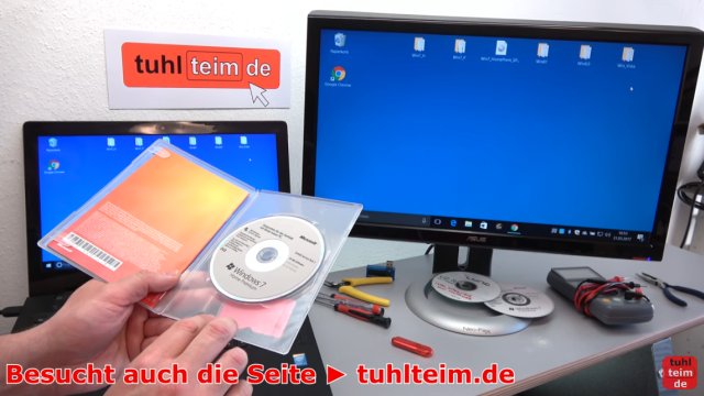 Windows USB-Stick erstellen und bootfähig machen zum Installieren Windows 10 7 8 - alternativ einfach die CD oder DVD verwenden