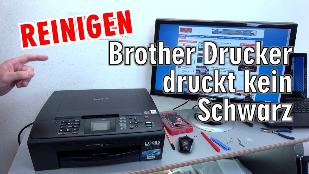 Brother Tintenstrahldrucker druckt kein Schwarz_1024x576 Tuhl Teim DE