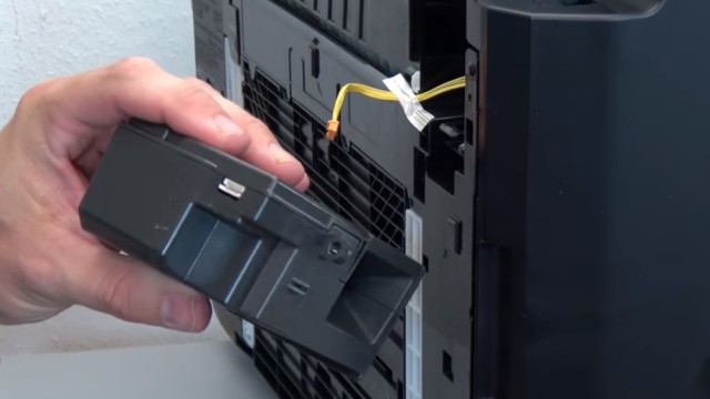 Canon Pixma Drucker lässt sich nicht mehr einschalten - Netzteil testen - gelbes Kabel vom Netzteil lösen