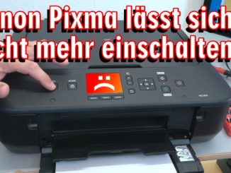 Canon Pixma Drucker lässt sich nicht mehr einschalten - Netzteil testen