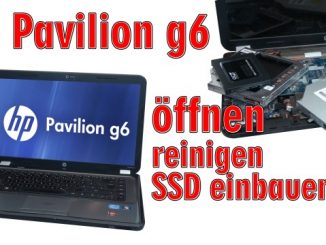 HP Pavilion g6 Laptop öffnen - Lüfter reinigen SSD einbauen Tastatur ausbauen