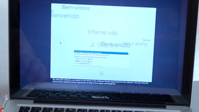 Apple MacBook Pro auf Werkseinstellung zurücksetzen - Festplatte löschen - OSX neu installieren - Sprache aussuchen