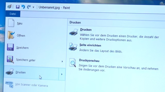 Windows 10 Screenshot Bildschirmfoto machen ohne Extrasoftware - speichern, drucken oder in Word einfügen - Screenshot ausdrucken