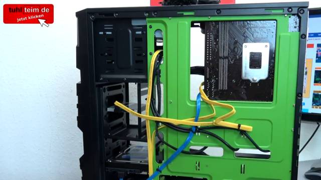 PC Kabel Management - Computer neu verkabeln und Kabel sauber verlegen verstecken - SATA-Kabel versteckt verlegen