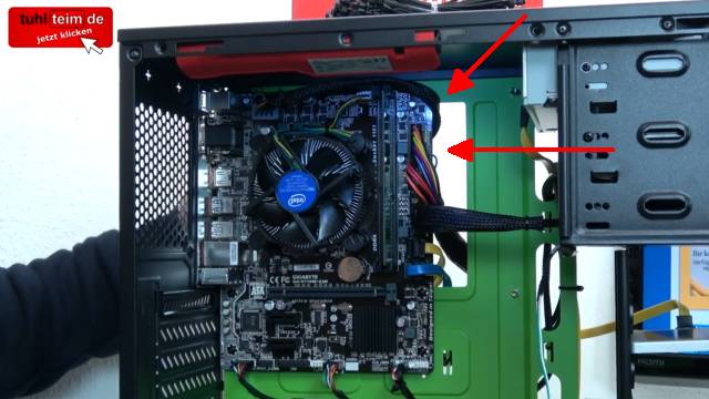 PC Kabel Management - Computer neu verkabeln und Kabel sauber verlegen verstecken - Stromkabel versteckt verlegen
