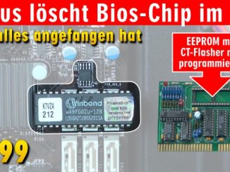 Virus löscht Bios-Chip im PC - 1999 - BIOS Update flashen - Wie alles angefangen hat - CT-Flasher