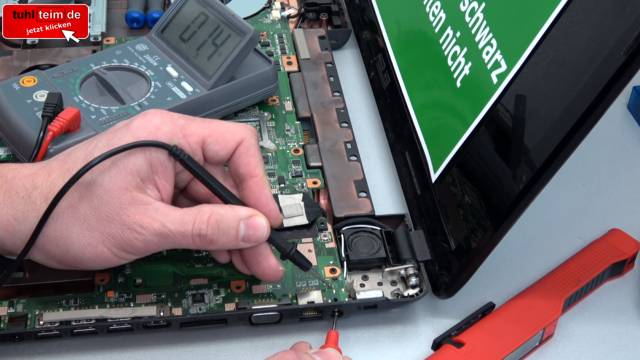 Laptop Reparatur kostenlos - nur Netzteilbuchse nachlöten - Notebook defekt ohne Funktion - Buchse prüfen