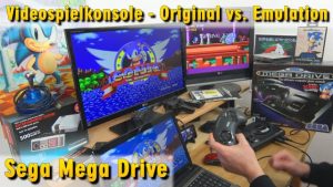 Videospielkonsole - Original vs. Windows 10 Emulation - Sega Mega Drive - Genesis