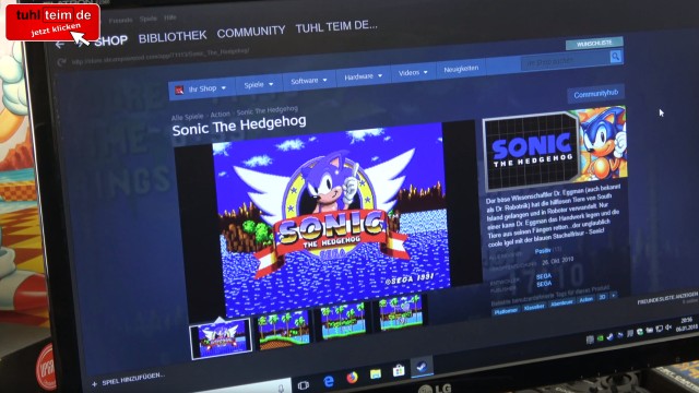 Videospielkonsole - Original vs. Windows 10 Emulation - Sega Mega Drive - Genesis - Sonic The Hedgehog auf Steam
