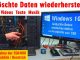 Windows 10 gelöschte Daten wiederherstellen - Fotos Videos Texte Musik - PhotoRec