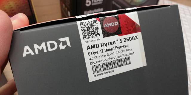 PC Upgrade auf Ryzen 5 2600x Boxed 4.2GHz ohne Grafikkarte GPU