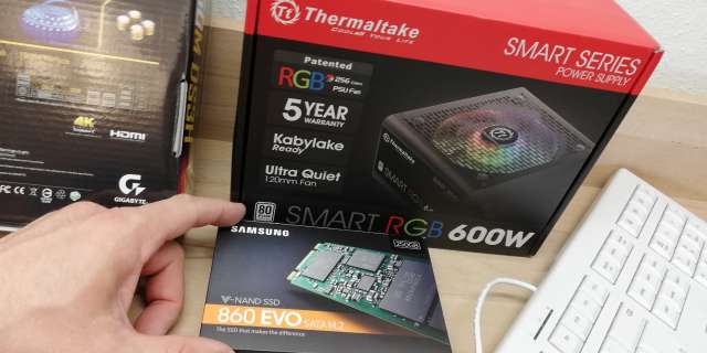 PC Upgrade Ryzen 5 - Thermaltake Smart RGB 600W Netzteil "Kabylake Ready"