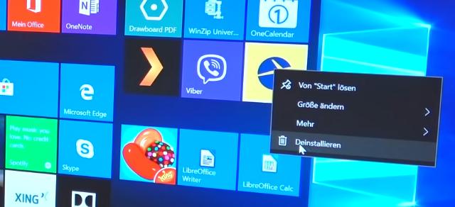 Windows 10 Apps automatische Installation deaktivieren - Deinstallieren