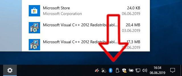Microsoft OneDrive löschen in Windows 10 - Taskleiste