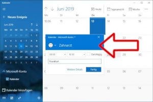 Windows 10 Kalender App starten und einrichten – Tuhl Teim DE