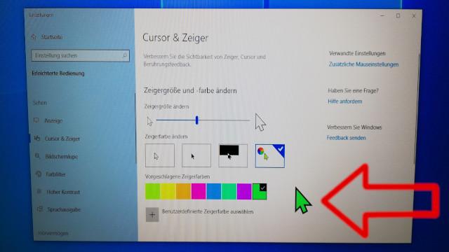 Windows 10 Mauszeiger ändern - Cursor und Zeiger