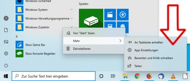 Windows 10 - App-Liste - Bewertung und Kritik schreiben
