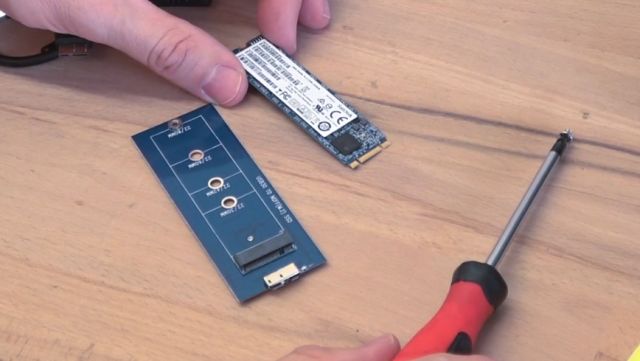 USB-Adapter - externes Gehäuse - Daten retten von m2 SSD NGFF auslesen
