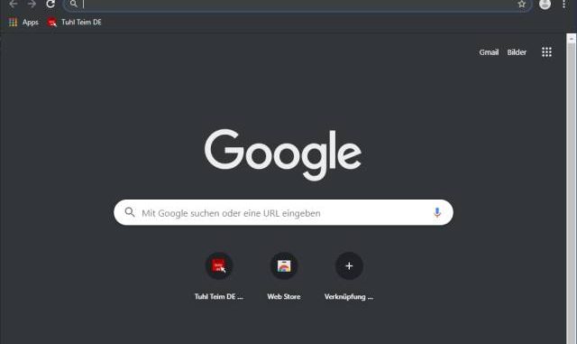 Google Chrome Dark Mode aktivieren - Google Suche mit dunklem Hintergrund