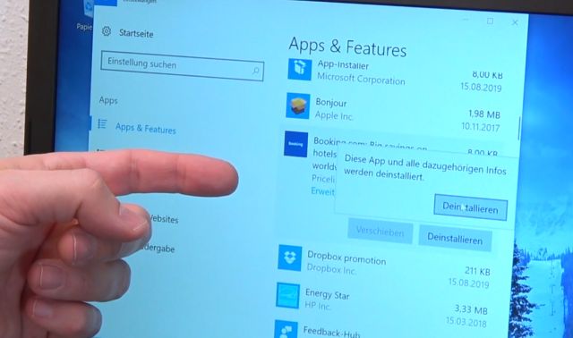 Neues Notebook kaufen - Windows 10 Apps deinstallieren und aufräumen