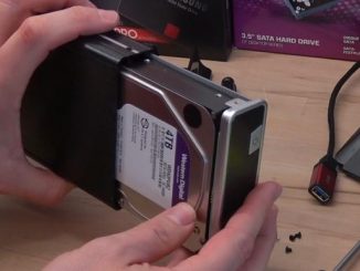 Festplatte selber bauen - Festplatte oder SSD in USB-Gehäuse einschieben