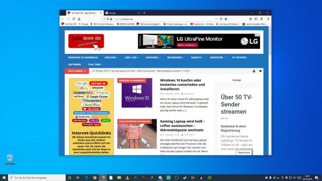 Windows 10 virtuelle Desktops erstellen und wechseln