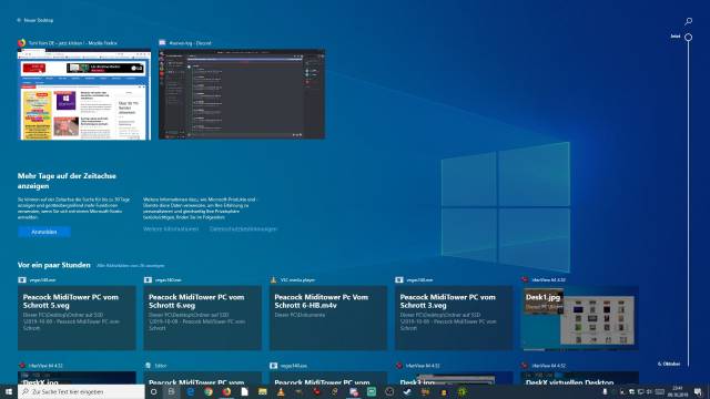 Windows 10 virtuelle Desktops erstellen und wechseln - Übersicht