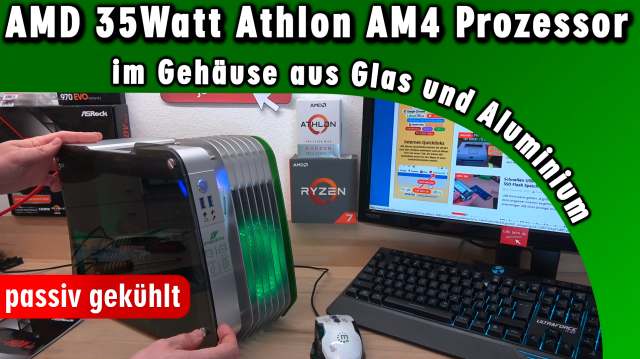 AMD-PC mit Enermax Gehäuse aus Glas und Aluminium