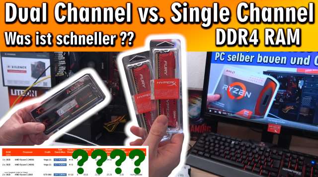 Dual Channel vs. Single Channel DDR4 RAM