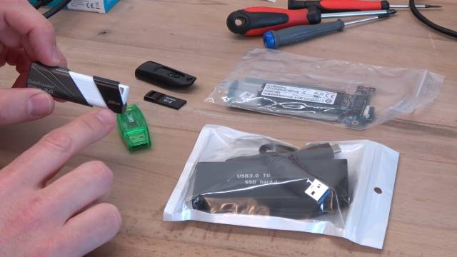 Schnellen USB-Stick selber bauen - Flash Drive aus M2 SSD